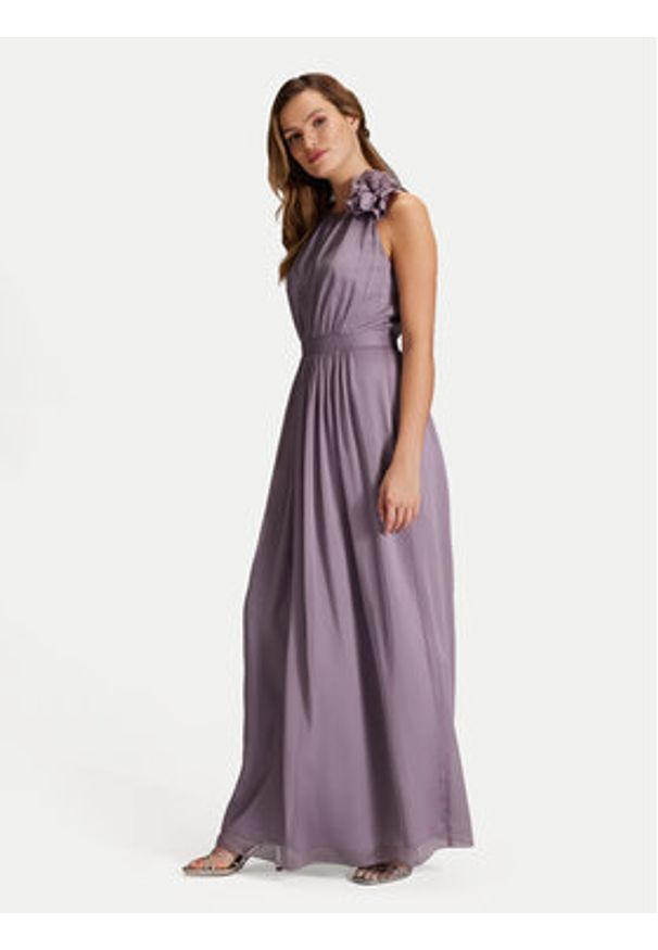 Swing Sukienka wieczorowa 5AH17300 Fioletowy Regular Fit. Kolor: fioletowy. Materiał: syntetyk. Styl: wizytowy