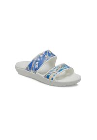 Klapki unisex Crocs Classic Hyperreal Sandal. Zapięcie: bez zapięcia. Kolor: wielokolorowy. Materiał: syntetyk, materiał. Sport: turystyka piesza