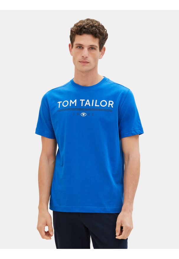 Tom Tailor T-Shirt 1040988 Niebieski Regular Fit. Kolor: niebieski. Materiał: bawełna