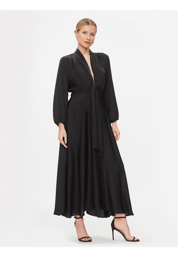 Dixie Sukienka koktajlowa AIFIULTA Czarny Regular Fit. Kolor: czarny. Materiał: wiskoza. Styl: wizytowy