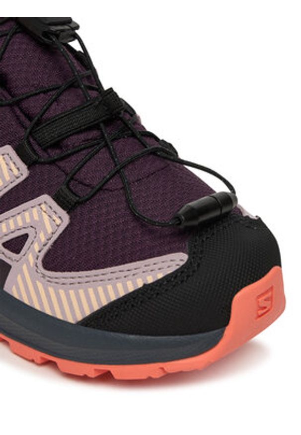 salomon - Salomon Trekkingi Xa Pro V8 Waterproof L47857100 Fioletowy. Kolor: fioletowy. Materiał: materiał. Sport: turystyka piesza