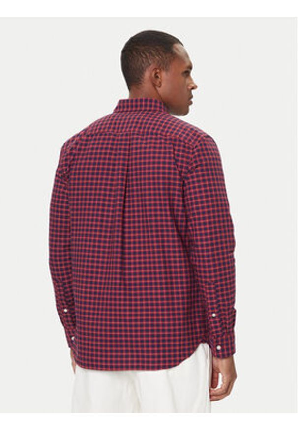 TOMMY HILFIGER - Tommy Hilfiger Koszula Heritage MW0MW40467 Czerwony Regular Fit. Kolor: czerwony. Materiał: bawełna
