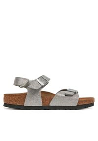 Sandały Birkenstock. Kolor: srebrny