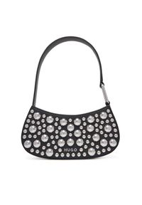 Hugo - HUGO Torebka Terrah ST Hobo 50547902 Czarny. Kolor: czarny. Materiał: skórzane