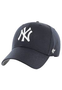 Chłopięca czapka z daszkiem 47 Brand MLB New York Yankees Kids Cap. Kolor: niebieski. Materiał: akryl, wełna