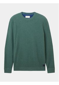 Tom Tailor Sweter 1038612 Zielony Regular Fit. Kolor: zielony. Materiał: bawełna #4