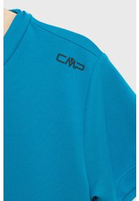 CMP t-shirt dziecięcy gładki. Okazja: na co dzień. Kolor: niebieski. Materiał: skóra. Wzór: gładki. Styl: casual #3