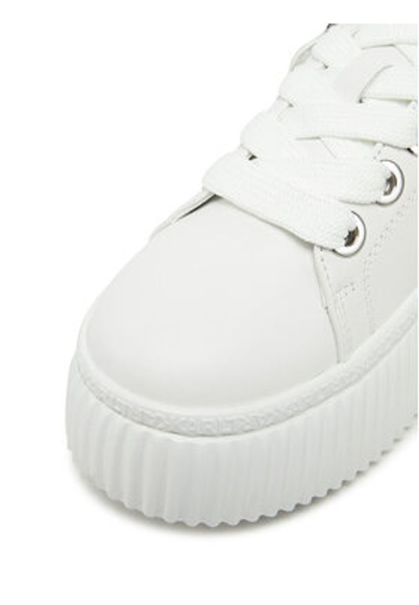 Karl Lagerfeld - KARL LAGERFELD Sneakersy Kreeper Lo KL42376T Biały. Kolor: biały. Materiał: skóra