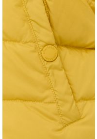 After Label kurtka puchowa damska kolor żółty zimowa. Kolor: żółty. Materiał: puch. Wzór: gładki. Sezon: zima #2
