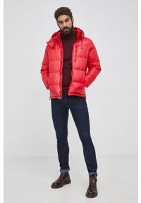 Polo Ralph Lauren Kurtka puchowa 710849776003 męska kolor czerwony zimowa. Typ kołnierza: polo. Kolor: czerwony. Materiał: puch. Sezon: zima #7