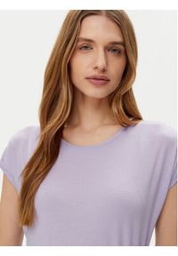 Vero Moda T-Shirt Ava 10284468 Fioletowy Regular Fit. Kolor: fioletowy. Materiał: lyocell #4