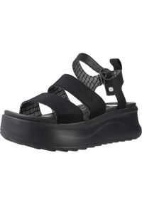 PRO BRANDS - Sandały HEY DUDE DELRAY BUCKLE CLASSIC Czarny. Kolor: czarny. Materiał: tkanina. Sport: turystyka piesza #1