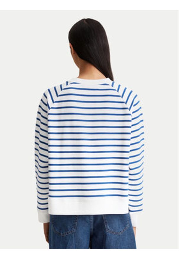 Marc O'Polo Denim Bluza 500 0006 574 Niebieski Oversize. Typ kołnierza: polo. Kolor: niebieski. Materiał: bawełna