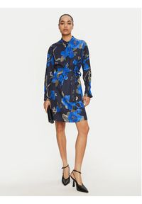 BOSS - Boss Sukienka koszulowa Dinalea1 50528637 Niebieski Regular Fit. Kolor: niebieski. Materiał: wiskoza. Typ sukienki: koszulowe #2