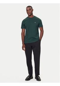 GANT - Gant T-Shirt Shield 2003184 Zielony Regular Fit. Kolor: zielony. Materiał: bawełna #5