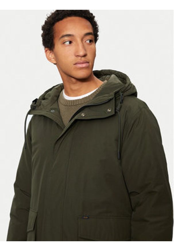 Lee Parka Tactical 112355664 Zielony Regular Fit. Kolor: zielony. Materiał: syntetyk, bawełna