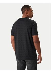Karl Lagerfeld - KARL LAGERFELD T-Shirt 755077 561251 Czarny Regular Fit. Typ kołnierza: dekolt w karo. Kolor: czarny. Materiał: bawełna #4