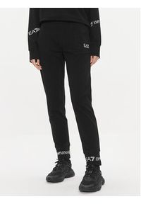 EA7 Emporio Armani Dres 8NTV52 TJTXZ 1200 Czarny Regular Fit. Kolor: czarny. Materiał: bawełna #3