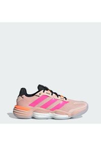 Adidas - adidas Buty halowe Stabil 16 JR9540 Różowy. Kolor: różowy. Materiał: materiał #1