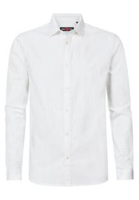 Petrol Industries Koszula M-NOOS-SIL002 Biały Slim Fit. Kolor: biały #5