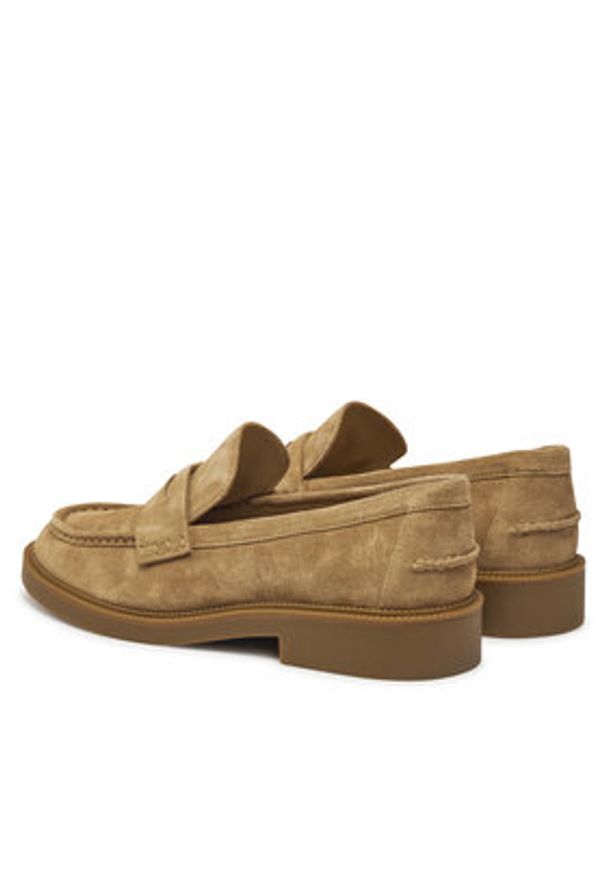 Michael Kors Lordsy Eden Loafer 40R5EDMS1S Beżowy. Kolor: beżowy. Materiał: skóra