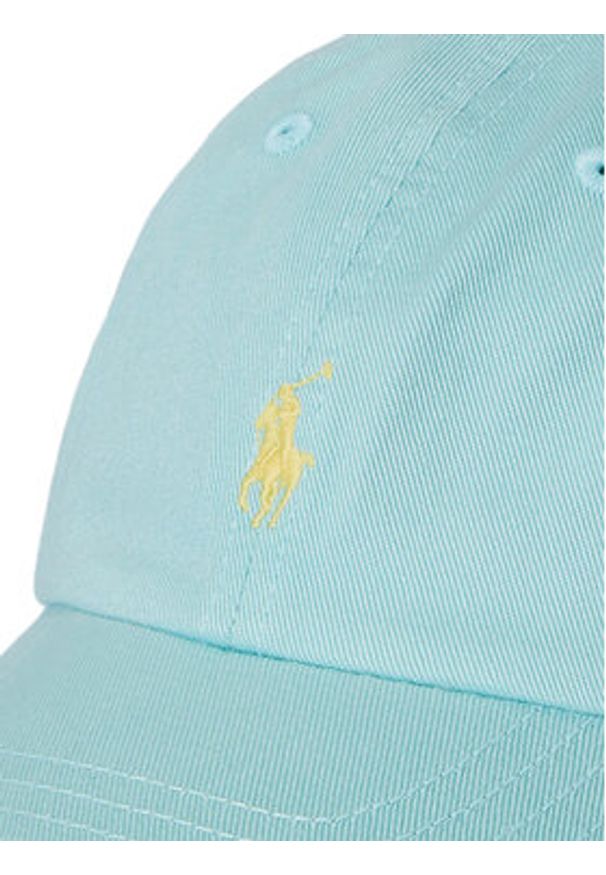 Polo Ralph Lauren Czapka z daszkiem 322785653064 Błękitny. Kolor: niebieski. Materiał: bawełna, materiał