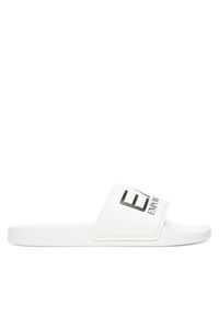 Klapki EA7 Emporio Armani. Kolor: biały