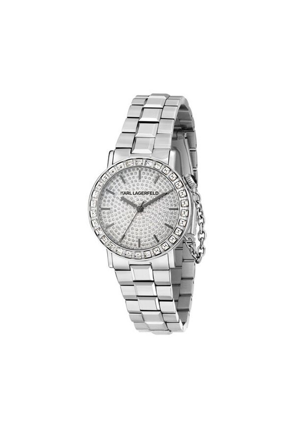 Karl Lagerfeld - KARL LAGERFELD Zegarek R0553100506 Srebrny. Kolor: srebrny