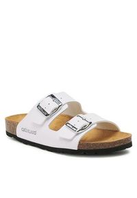 Klapki Grünland - Sara CB4018-40 Bianco. Kolor: biały. Materiał: skóra #1