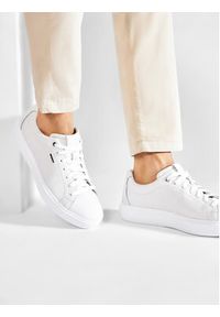 Geox Sneakersy U Deiven B U845WB 000T0 C1000 Biały. Kolor: biały. Materiał: skóra #4