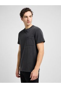 Lee - MESKA KOSZULKA LEE RELAXED POCKET TEE WASHED BLACK 112334746 #5