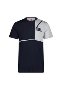 Koszulka CMP. Kolor: niebieski, wielokolorowy, biały. Sezon: lato. Sport: turystyka piesza #1