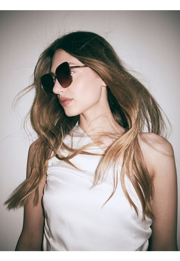 Reserved - Okulary przeciwsłoneczne - brązowy. Kolor: brązowy