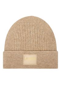 Guess Czapka AW5436 POL03 Beżowy. Kolor: beżowy. Materiał: materiał, wełna