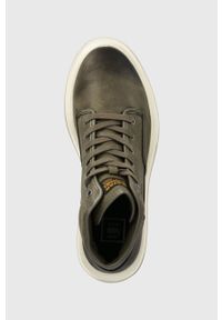 G-Star RAW - G-Star Raw sneakersy DEXTER MID NUB kolor zielony 2242048701.OLV. Zapięcie: sznurówki. Kolor: zielony. Materiał: guma #2