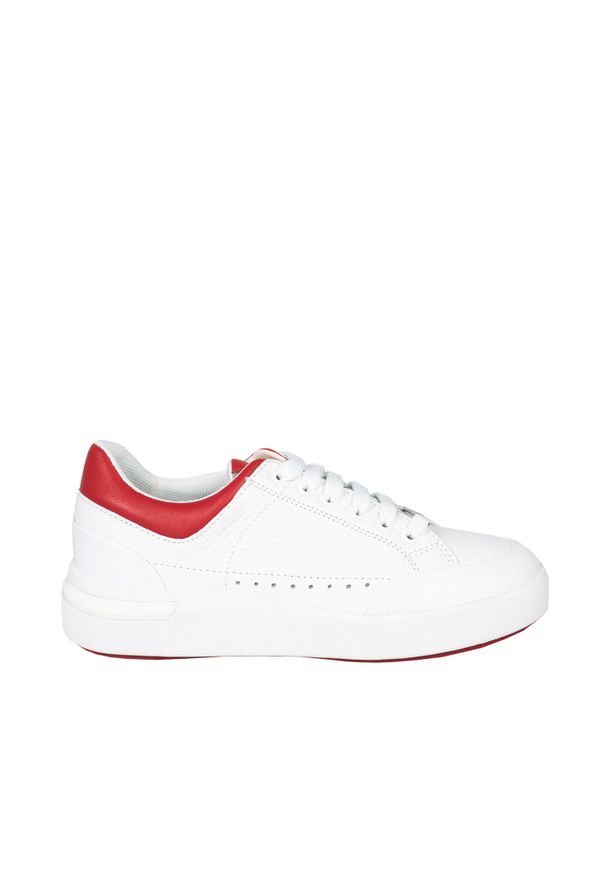 Geox Sneakersy "Dalya" | D25QFA 04685 | Kobieta | Biały. Okazja: na spacer, na co dzień. Nosek buta: okrągły. Kolor: biały. Materiał: skóra. Sport: turystyka piesza