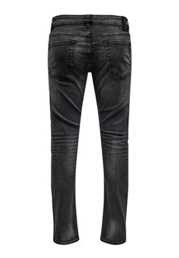 Only & Sons Jeansy Loom 22010447 Czarny Slim Fit. Kolor: czarny