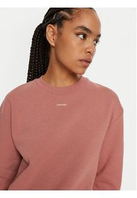 Calvin Klein Bluza Nano Logo K20K208329 Różowy Regular Fit. Kolor: różowy. Materiał: syntetyk, bawełna #3