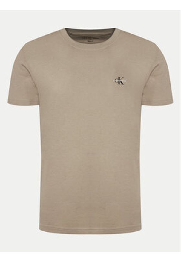 Calvin Klein Jeans Komplet 2 t-shirtów Monologo J30J320199 Kolorowy Regular Fit. Materiał: bawełna. Wzór: kolorowy