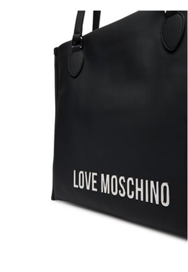 Love Moschino - LOVE MOSCHINO Torebka JC4020PP1NKD000B Czarny. Kolor: czarny. Materiał: skórzane