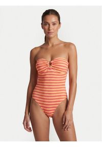 Seafolly Strój kąpielowy Calypso 11180-247 Pomarańczowy. Kolor: pomarańczowy. Materiał: syntetyk #1
