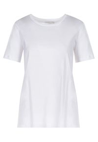 Born2be - Biały T-shirt Keatris. Kolor: biały. Materiał: bawełna, dzianina. Długość rękawa: krótki rękaw. Długość: krótkie #5