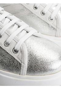 Geox Sneakersy "Ottaya" | D92BYE000CF | Ottaya | Kobieta | Srebrny. Nosek buta: okrągły. Kolor: srebrny. Materiał: skóra #5