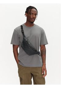 Calvin Klein Jeans Saszetka nerka Matte Aop Sq Waistbag 38 LV04G3113G Czarny. Kolor: czarny. Materiał: skóra