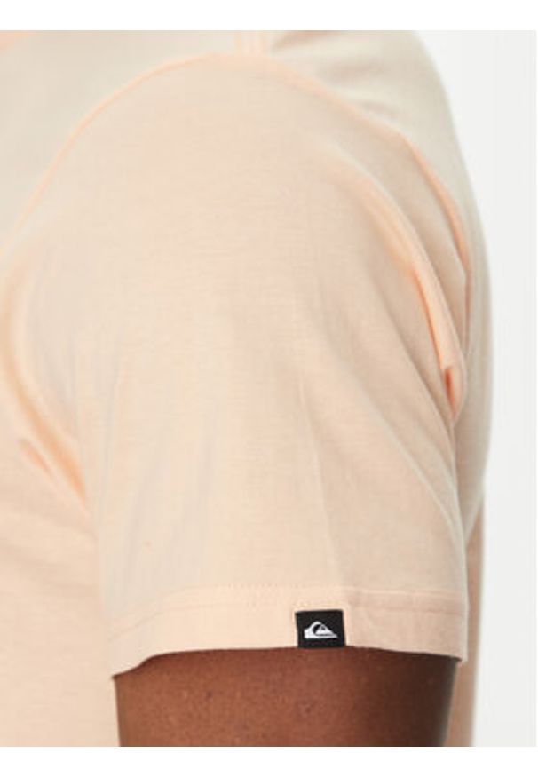 Quiksilver T-Shirt EQYZT08064 Pomarańczowy Regular Fit. Kolor: pomarańczowy. Materiał: bawełna
