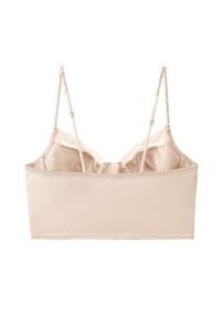 Intica - Biustonosz gorsetowy push-up z koronkowym wykończeniem Marjolaine. Kolor: czarny. Materiał: koronka. Rodzaj stanika: push-up #9