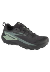 salomon - Buty do biegania męskie Salomon Genesis Gtx. Kolor: szary, wielokolorowy. Materiał: materiał. Szerokość cholewki: normalna. Technologia: Gore-Tex