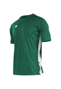 ZINA - Koszulka do piłki nożnej męska Zina Contra z krótkim rękawem. Kolor: zielony, biały, wielokolorowy. Długość rękawa: krótki rękaw. Długość: krótkie