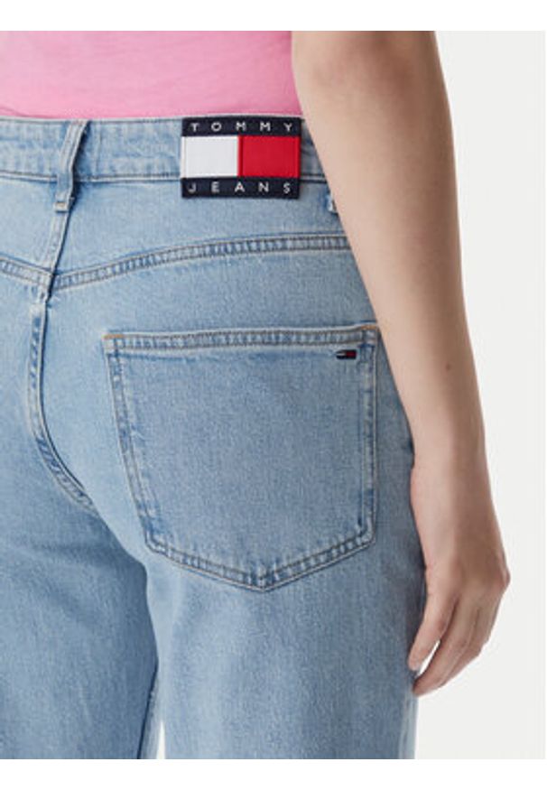Tommy Jeans Jeansy Mia DW0DW23112 Niebieski jasny Straight Fit. Kolor: niebieski