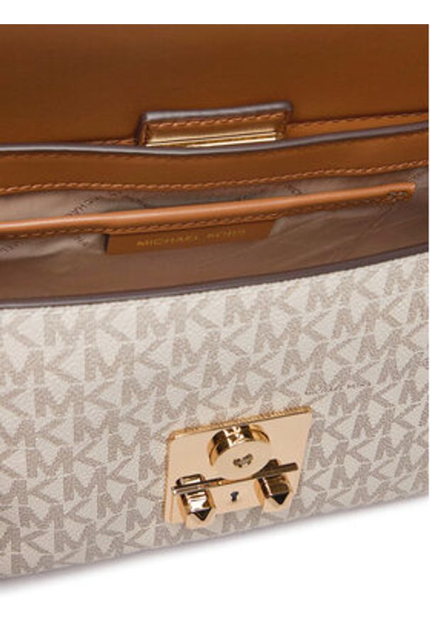 MICHAEL Michael Kors Torebka 30F5G2RS2B Écru. Materiał: skórzane